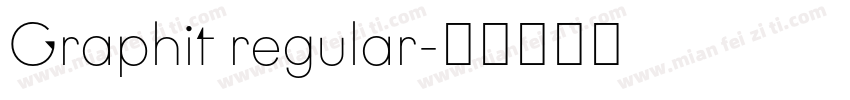 Graphit regular字体转换